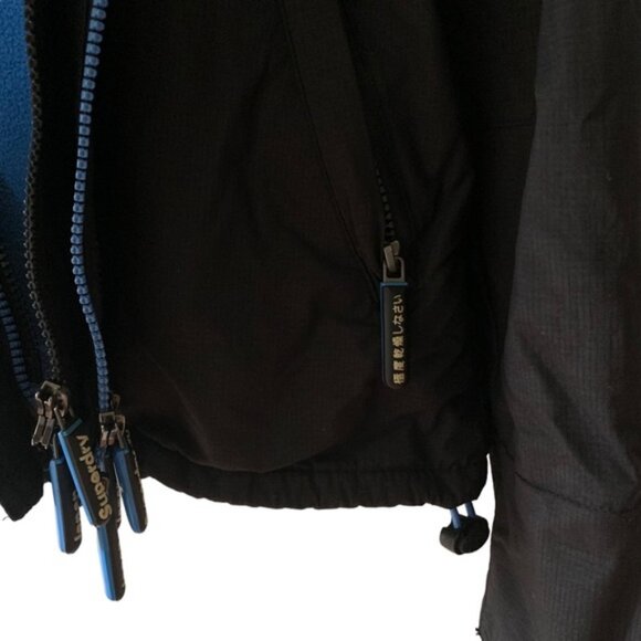 Superdry original windcheater Japan women’s black ski jacket size S - Picture 9 of 16